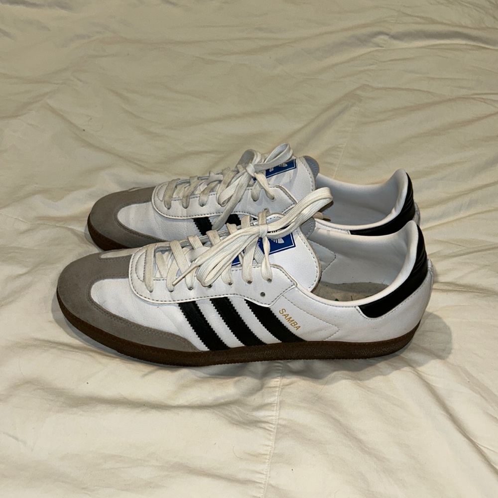 Adidas Samba Vegan Men’s 11.5 White/Black Gum